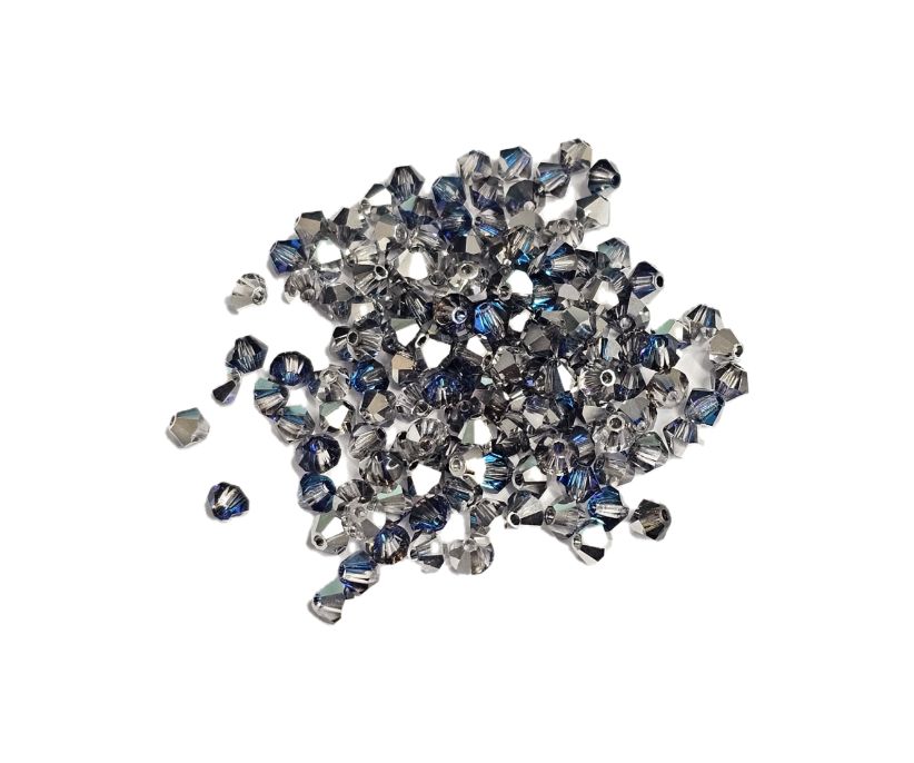 4x4 mm - Preciosa® - Crystal beads ''Machine Cut'' / ≈144pcs