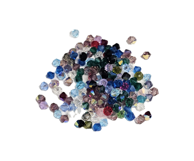 4x4 mm - Preciosa® - Crystal beads ''Machine Cut'' / ≈144pcs