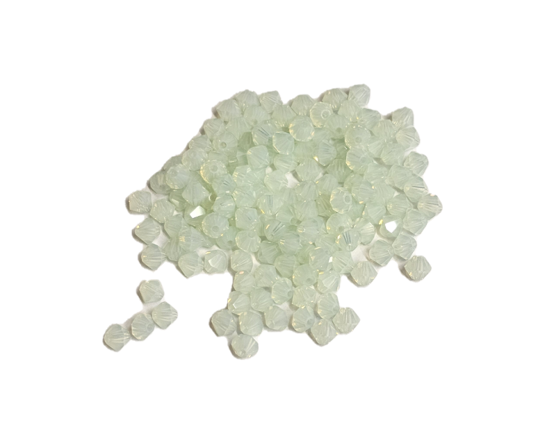 4x4 mm - Preciosa® - Crystal beads ''Machine Cut'' / ≈144pcs