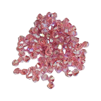 4x4 mm - Preciosa® - Crystal beads ''Machine Cut'' / ≈144pcs