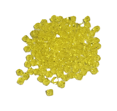 4x4 mm - Preciosa® - Crystal beads ''Machine Cut'' / ≈144pcs