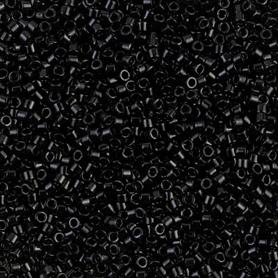 Miyuki Delica 11/0 - DB0010 Opaque Black