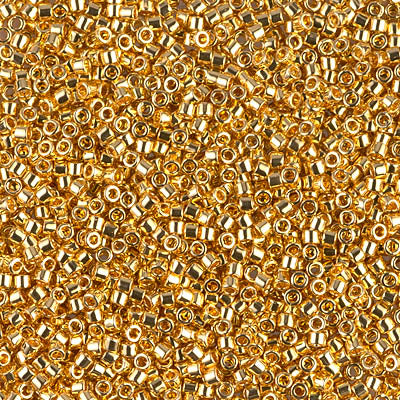 Miyuki Delica 11/0 - DB0031 Opaque 24kt Gold Plated