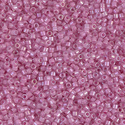 Miyuki Delica 11/0 - DB0072 Pale Lilac AB Lined-Dyed