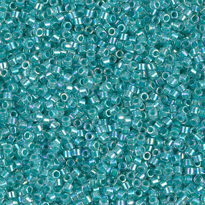Miyuki Delica 11/0 - DB0079 Dark Aqua AB Lined-Dyed