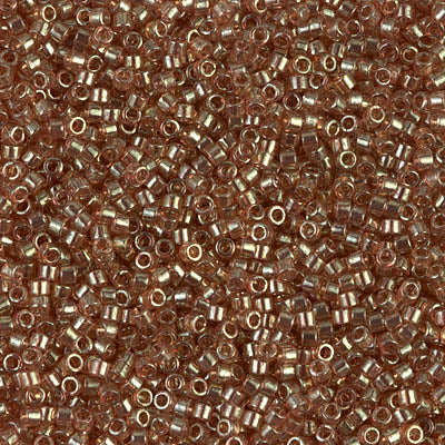 Miyuki Delica 11/0 - DB0102 Peach Topaz Gold Luster
