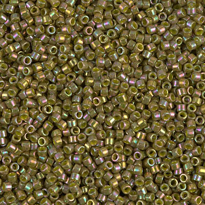 Miyuki Delica 11/0 - DB0133  Olive AB Gold Luster