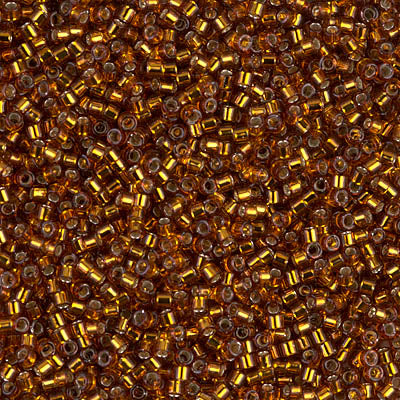 Miyuki Delica 11/0 - DB0144  Amber Silver Lined