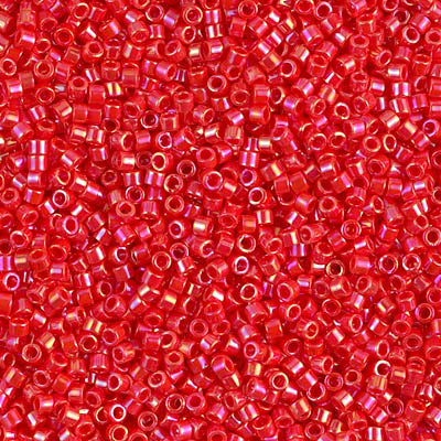 Miyuki Delica 11/0 - DB0159 Red Coral AB