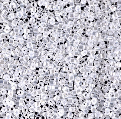 Miyuki Delica 11/0 - DB0231 Crystal White Ceylon