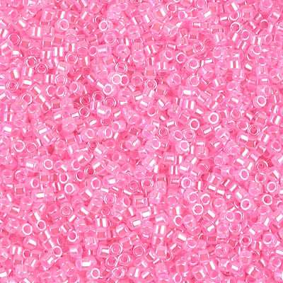 Miyuki Delica 11/0 - DB0246 Dark Crystal Pink Ceylon Lined-Dyed