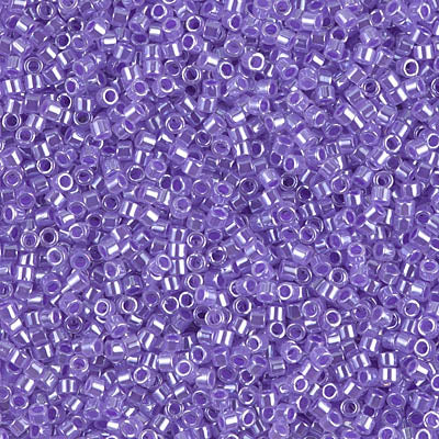 Miyuki Delica 11/0 - DB0249 Crystal Purple Ceylon Lined-Dyed