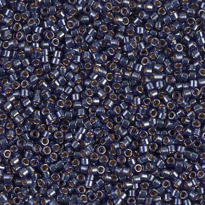Miyuki Delica 11/0 - DB0278  Dark Blue Lined-Dyed