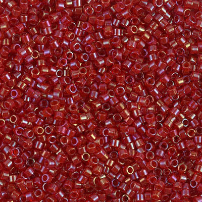 Miyuki Delica 11/0 - DB0295 Red Lined-Dyed