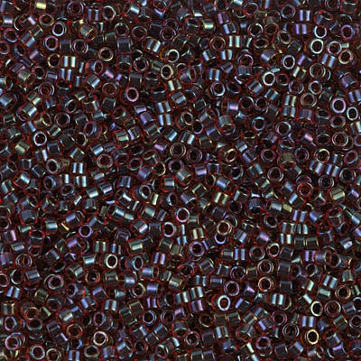Miyuki Delica 11/0 - DB0297 Dark Garnet Grey Lined-Dyed
