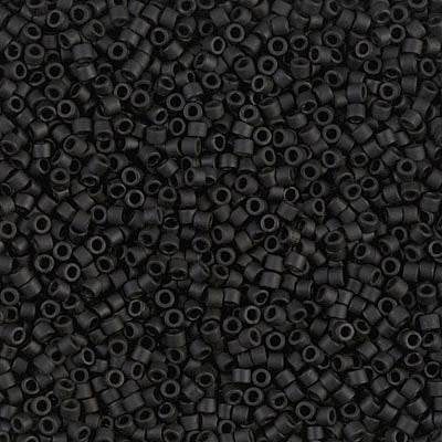 Miyuki Delica 11/0 - DB0310 Black Matte