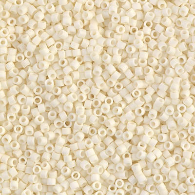 Miyuki Delica 11/0 - DB0352  Cream Matte Glazed Luster