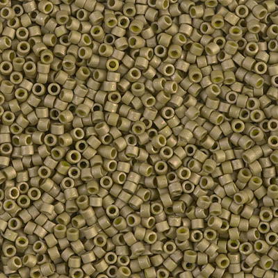 Miyuki Delica 11/0 - DB0371 Matte Golden Olive Luster
