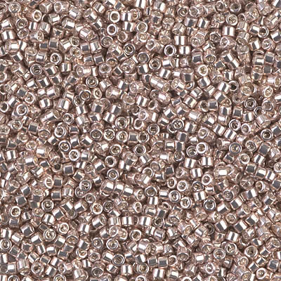 Miyuki Delica 11/0 - DB0417 Dusty Mauve Opaque Galvanized-Dyed