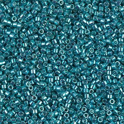 Miyuki Delica 11/0 - DB0427  Dark Aqua Opaque Galvanized-Dyed