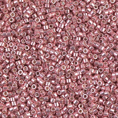 Miyuki Delica 11/0 - DB0435  Pink Blush Galvanized-Dyed