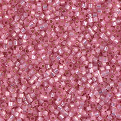 Miyuki Delica 11/0 - DB0625 Rose Silver Lined Opal Dyed