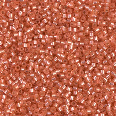 Miyuki Delica 11/0 - DB0684 Red Watermelon Semi-Matte Dyed