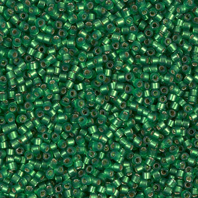 Miyuki Delica 11/0 - DB0688 Medium Green Semi-Matte Dyed