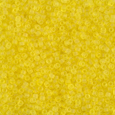 11/0 - DB0743 Jaune mat · Miyuki Delica