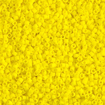 11/0 - DB0751 - Jaune mat Opaque · Miyuki Delica