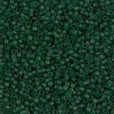 11/0 - DB0767 - Émeraude foncée mat Transp. · Miyuki Delica