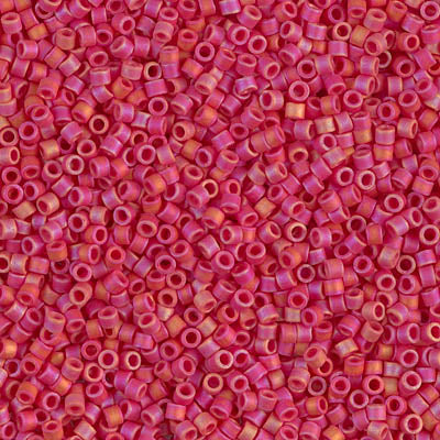 Miyuki Delica 11/0 - DB0874 Red AB Matte