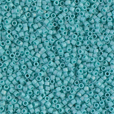 Miyuki Delica 11/0 - DB0878 Matte Turquoise Green AB