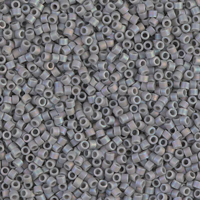 11/0 - DB0882 - Gris iris AB mat Opaque · Miyuki Delica