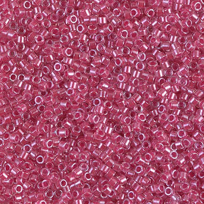 Miyuki Delica 11/0 - DB0914 Rose Sparkle Crystal Lined