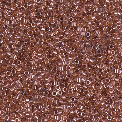 11/0 - DB0915 - Cœur scintillant ambre Transp. · Miyuki Delica