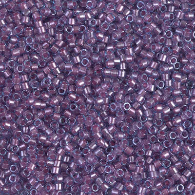 Miyuki Delica 11/0 - DB0922 Sparkling Orchid Lined Aqua