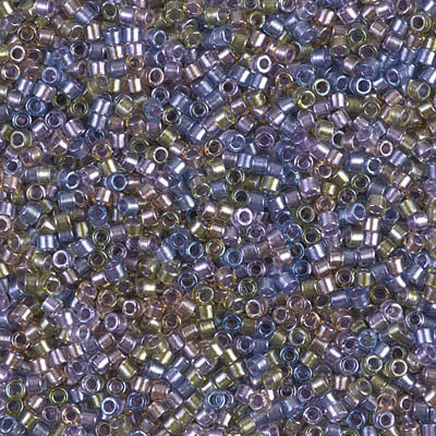 Miyuki Delica 11/0 - DB0986 Purple Gold Sparkle Lined