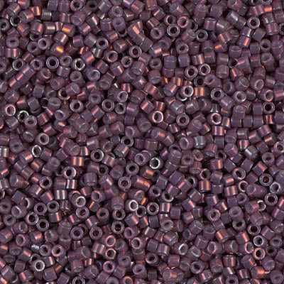 Miyuki Delica 11/0 - DB1012 Medium Raspberry AB Metallic Gold Luster