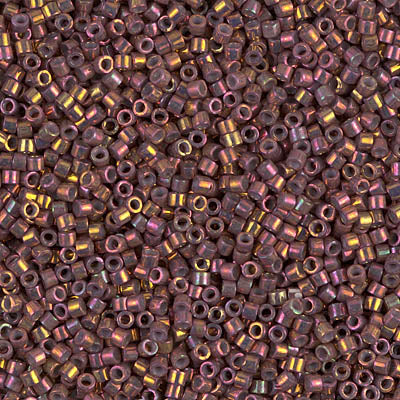 Miyuki Delica 11/0 - DB1013 Bronze Violet AB Metallic Gold