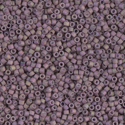Miyuki Delica 11/0 - DB1064 Lilac Orchid AB Matte Metallic Gold Luster