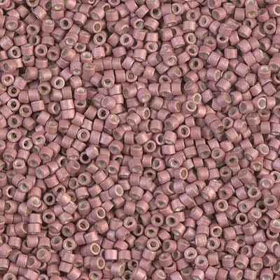 Miyuki Delica 11/0 - DB1166 Pink Blush Galvanized-Dyed Matte