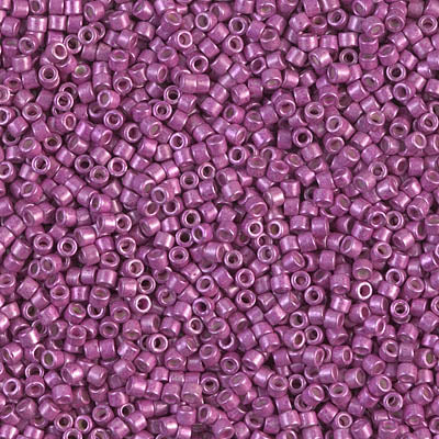 Miyuki Delica 11/0 - DB1184 Magenta Galvanized-Dyed Semi-Matte