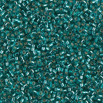 Miyuki Delica 11/0 - DB1208 Teal Caribbean Silver Lined