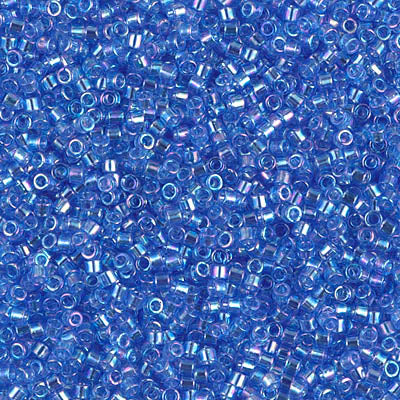 11/0 - DB1250 - Bleu azure AB Transp. · Miyuki Delica