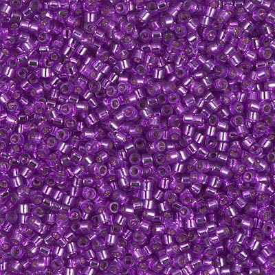 Miyuki Delica 11/0 - DB1345 Magenta Silver Lined-Dyed