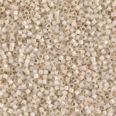 Miyuki Delica 11/0 - DB1451 Pale Cream Opal Silver Lined