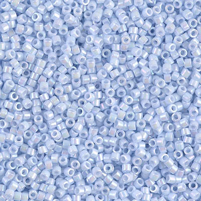 11/0 - DB1507 - Bleu ciel clair iris AB Opaque · Miyuki Delica