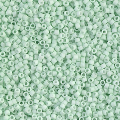 11/0 - DB1516 - Vert menthe doux mat Opaque · Miyuki Delica
