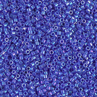 11/0 - DB1578 - Bleu cyan iris AB Opaque · Miyuki Delica